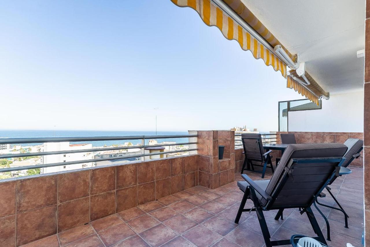 Vistas Azules -- Remodeled, Large Terrace, Spectacular Ocean Views And Beach Level Access Torremolinos Zewnętrze zdjęcie